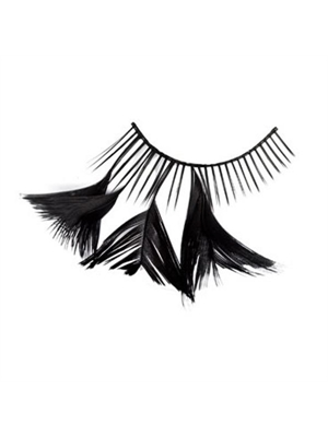 Накладные черные ресницы Flirty Feathers с перышками